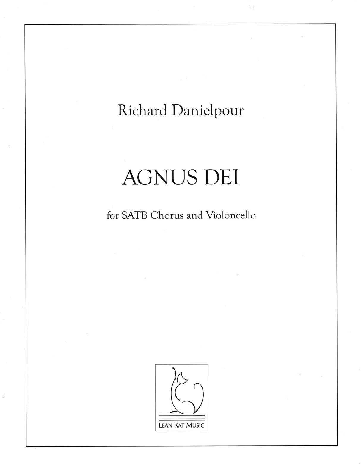 Danielpour: Agnus Dei