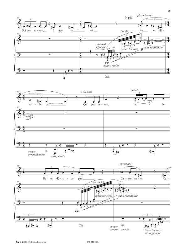 Lejet: 3 Poèmes d'après César Vallejo