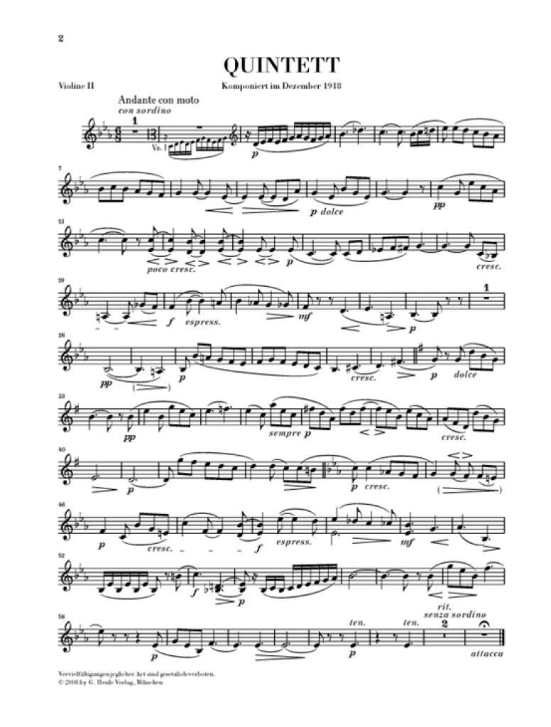 Bruch: String Quintet in E-flat Major