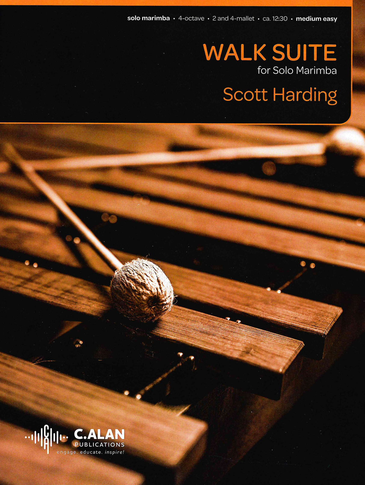 Harding: Walk Suite (Solo 2- & 4-Mallet Marimba)