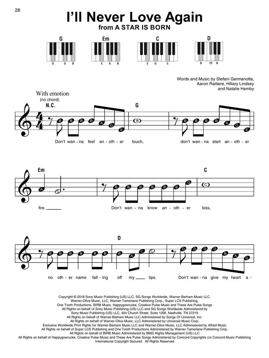 Lady Gaga – Super Easy Songbook