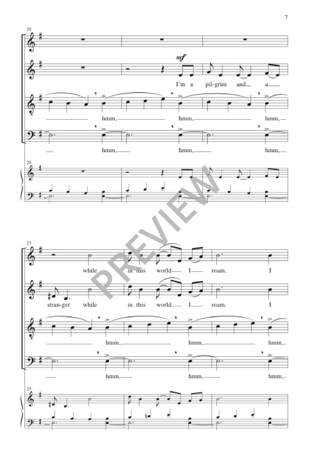 Walk through the Streets of the City (arr. for SATB)