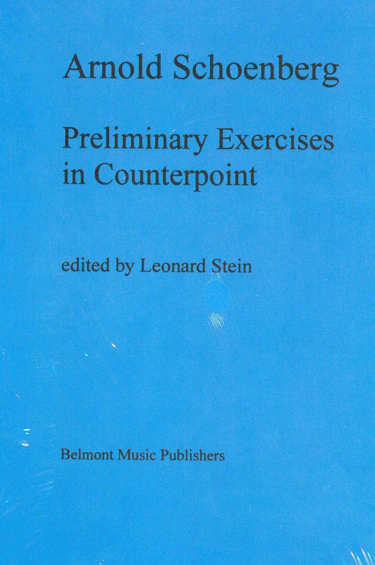 Preliminary Exercises in Counterpoint