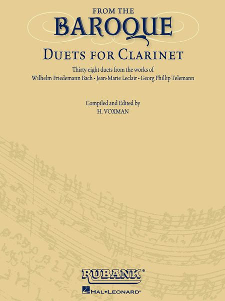 From the Baroque: Duets for Clarinet