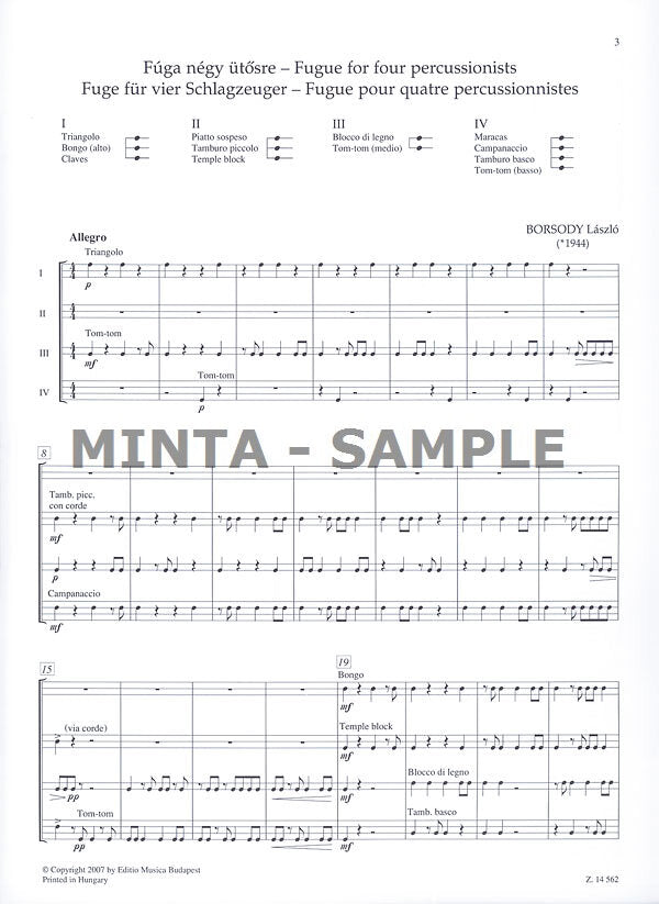 Chamber Music for Percussion