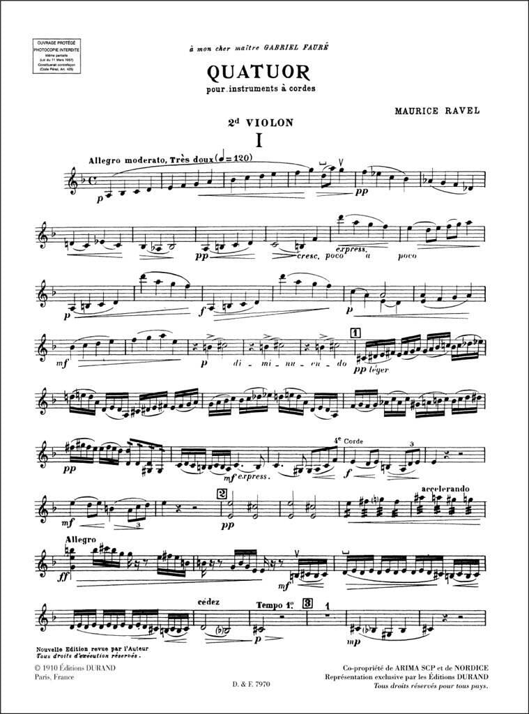 Ravel: String Quartet in F Major