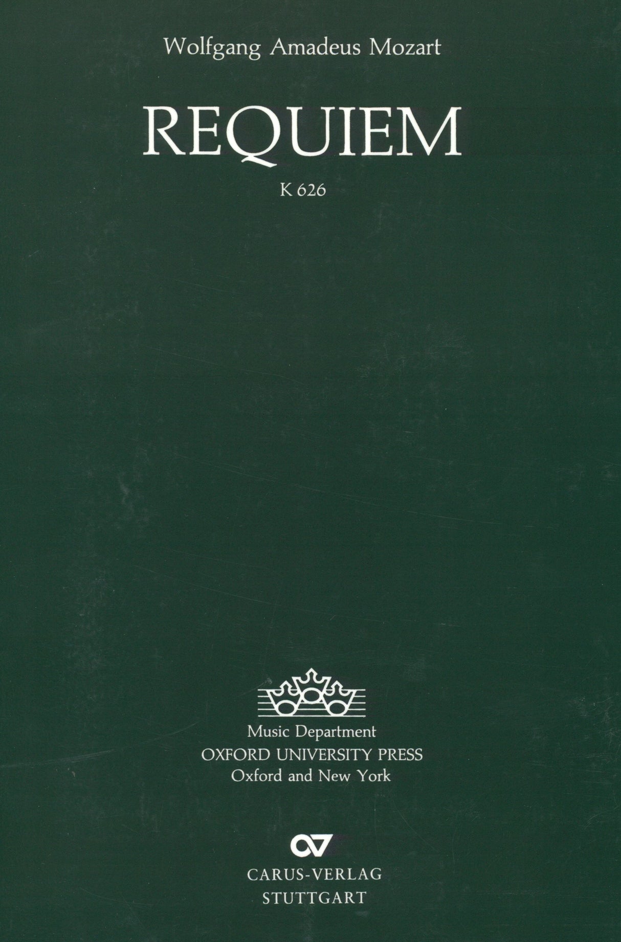 Mozart: Requiem, K. 626 (ed. Maunder)