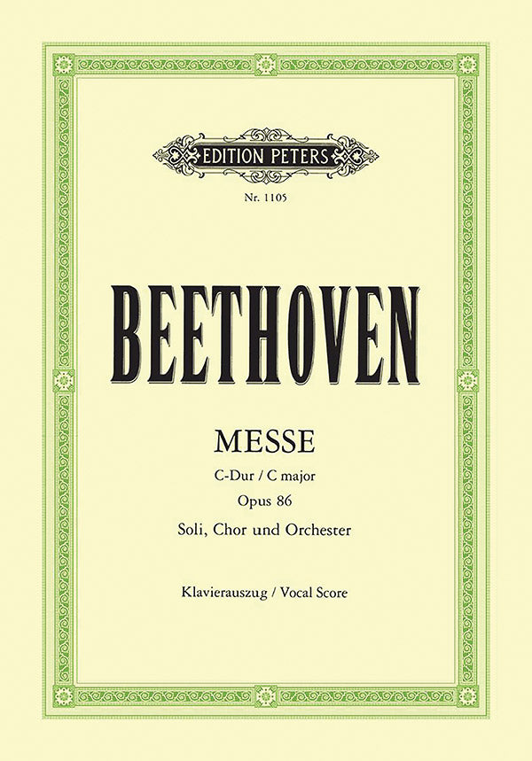 Beethoven: Mass in C Major, Op. 86