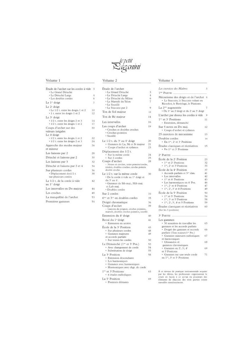 Velde: le petit Paganini - Volume 2