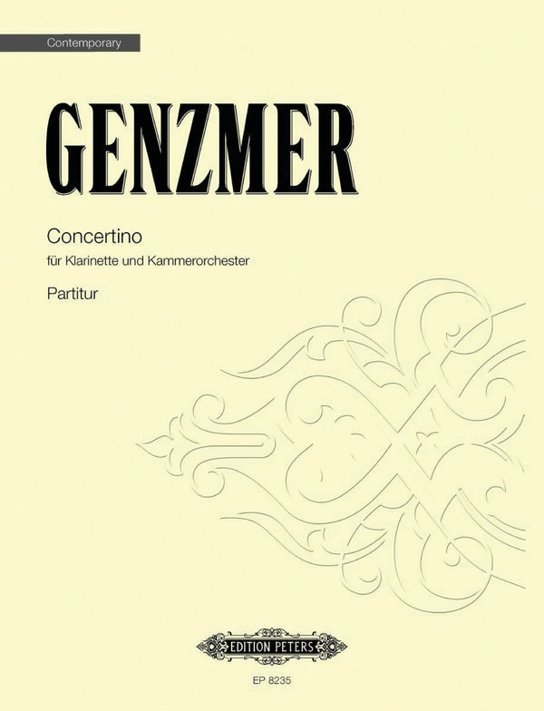 Genzmer: Clarinet Concertino