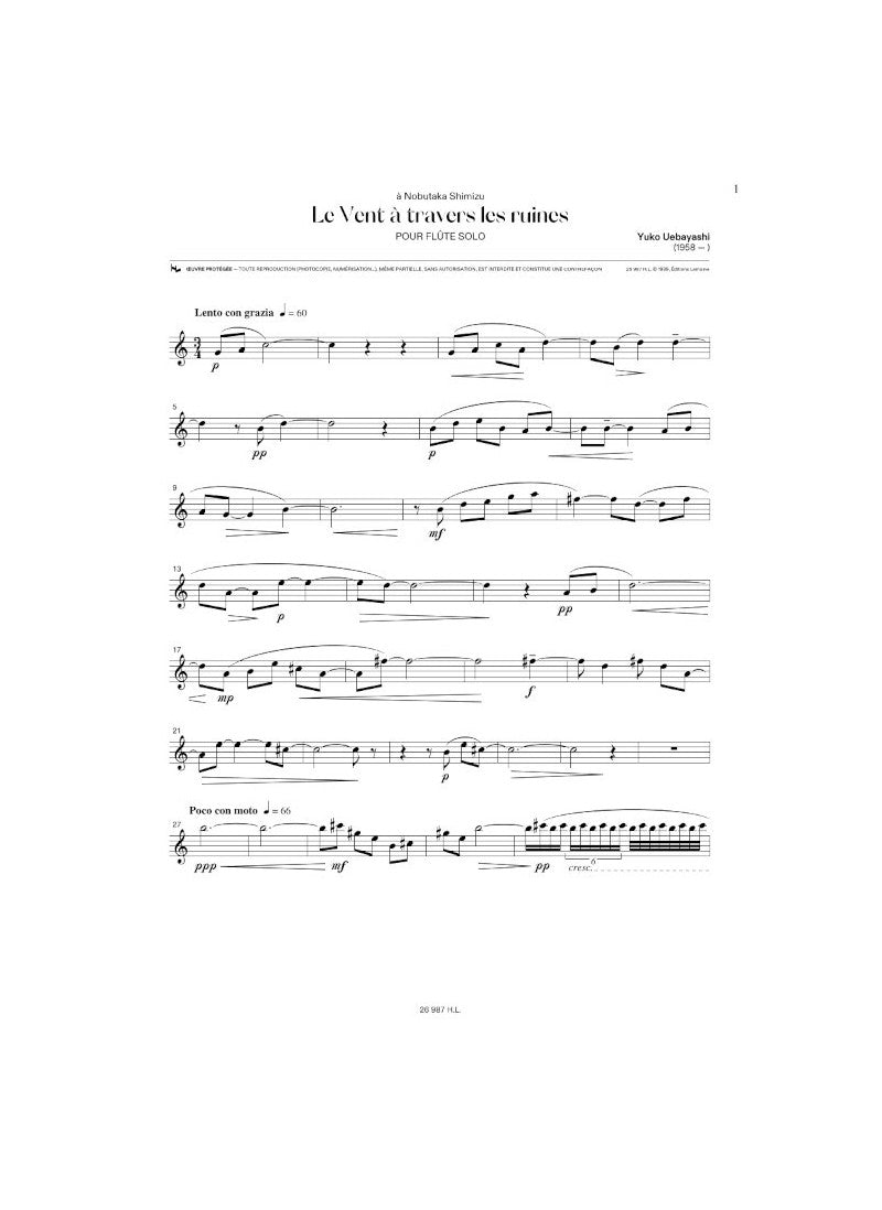 Uebayashi: Vent à travers les ruines