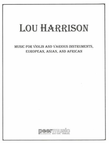 Harrison: Music for Violin and Various Instruments