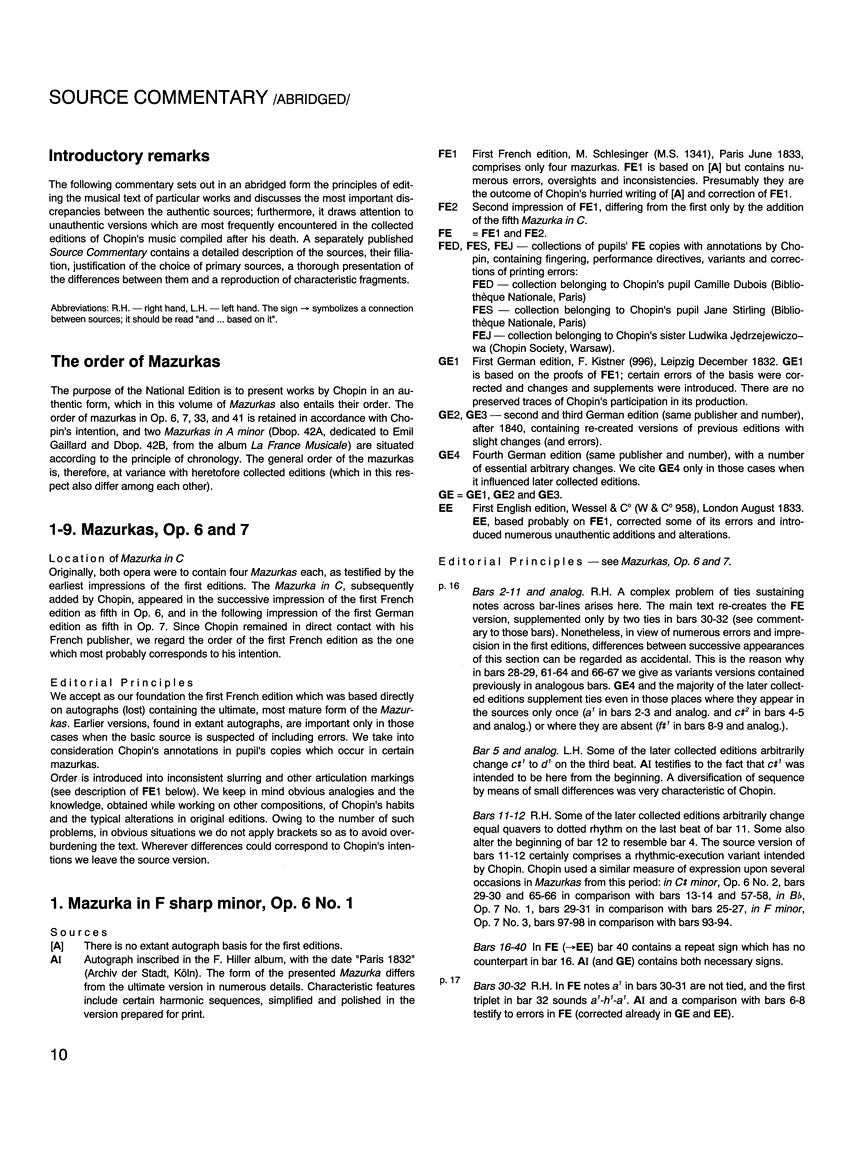 Chopin: Mazurkas, Opp. 6-41, B. 134 & 140 - Series A