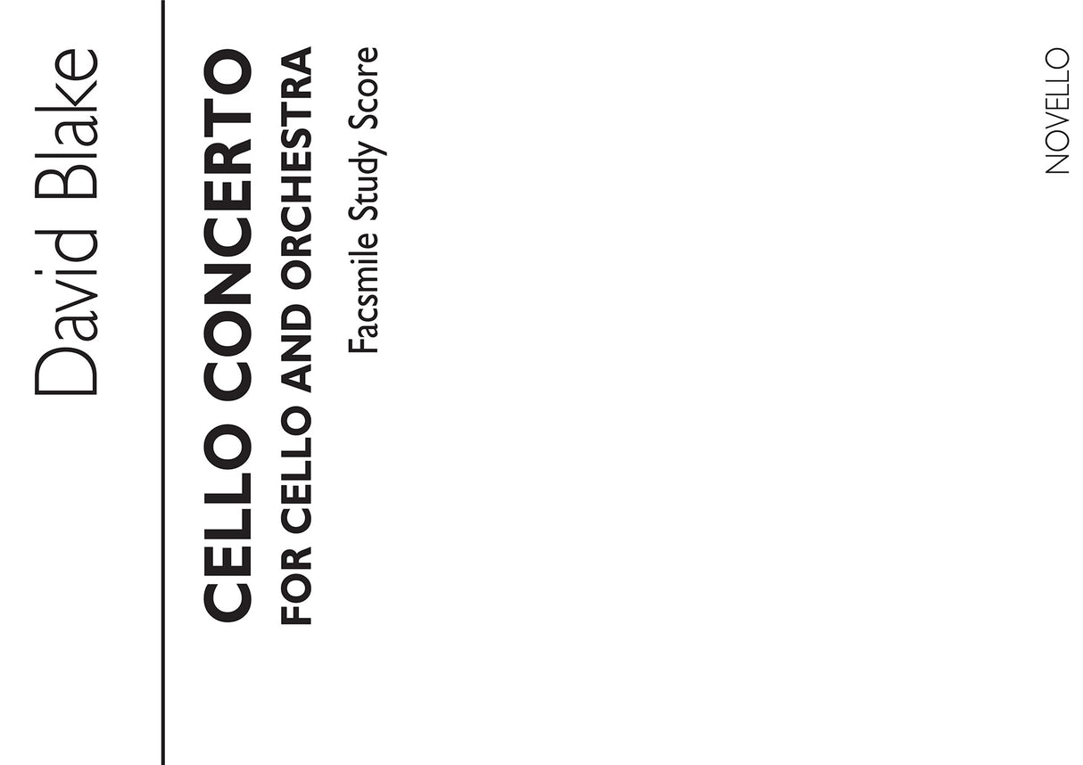 Blake: Cello Concerto