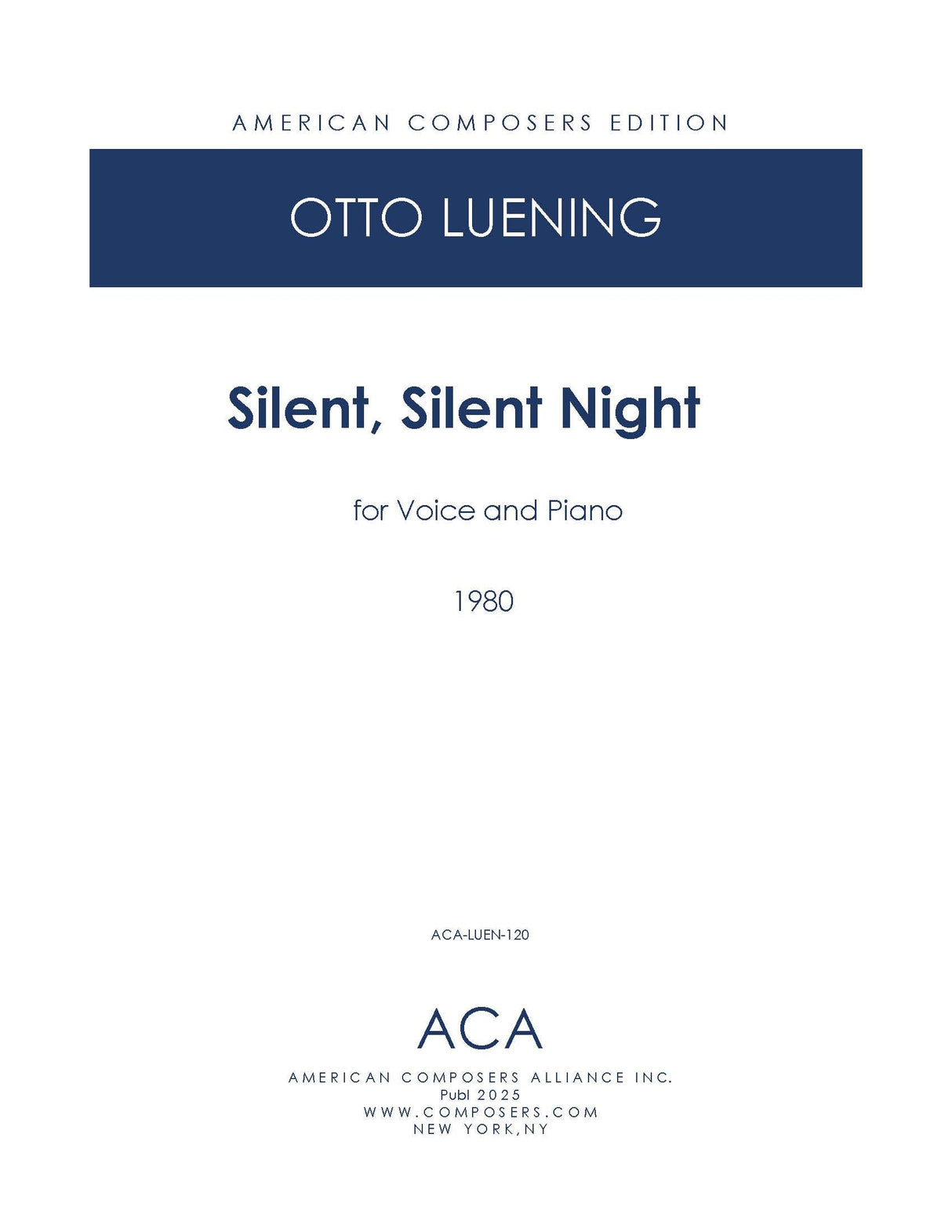Luening: Silent, Silent Night