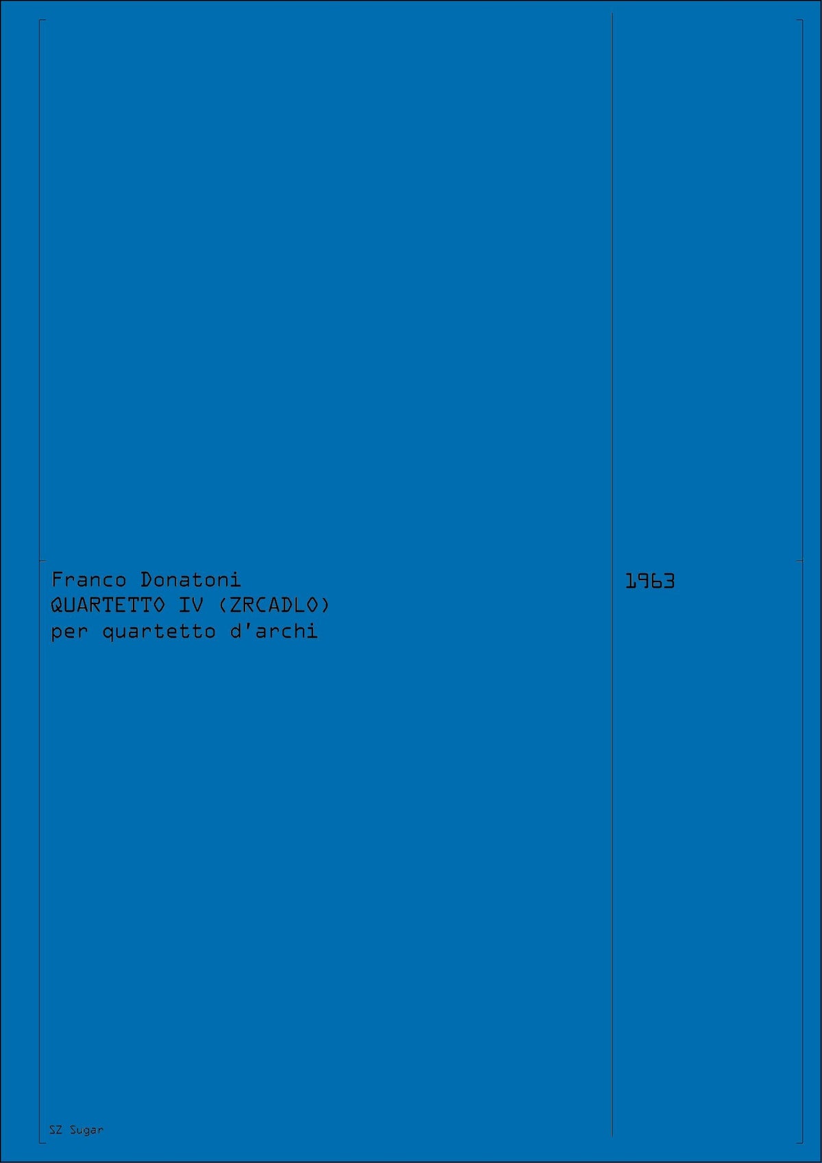 Donatoni: String Quartet No. 4