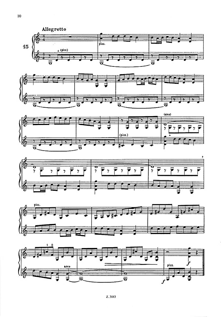 Szervánszky: 25 Easy Little Violin Duets