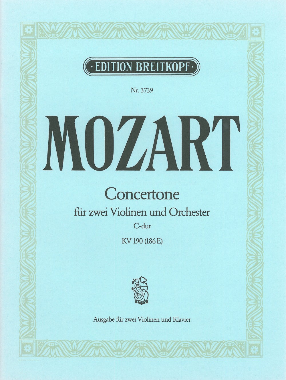 Mozart: Concertone for 2 Violins in C Major, K. 190 (186e)