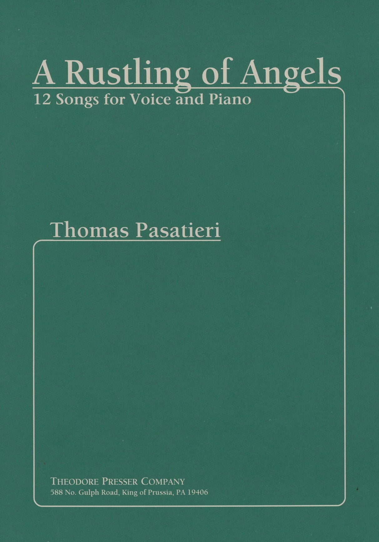 Pasatieri: A Rustling of Angels