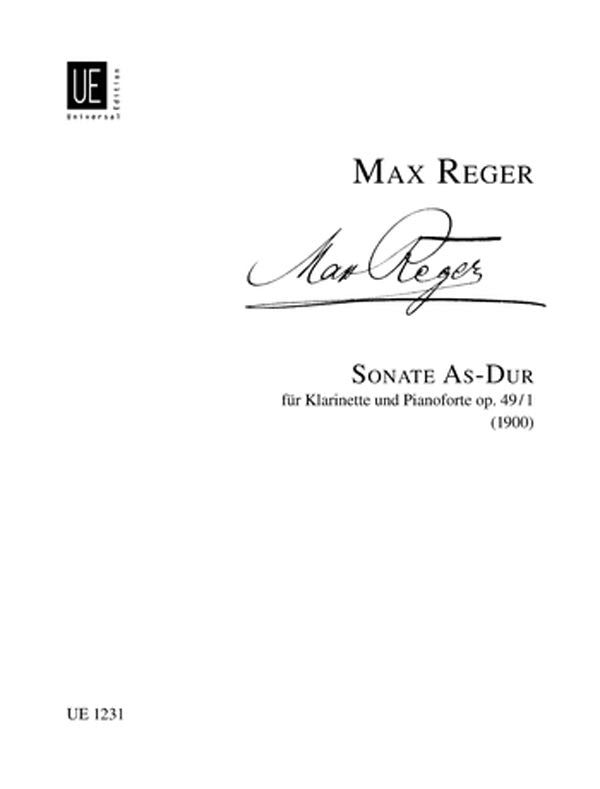 Reger: Clarinet Sonata, Op. 49, No. 1