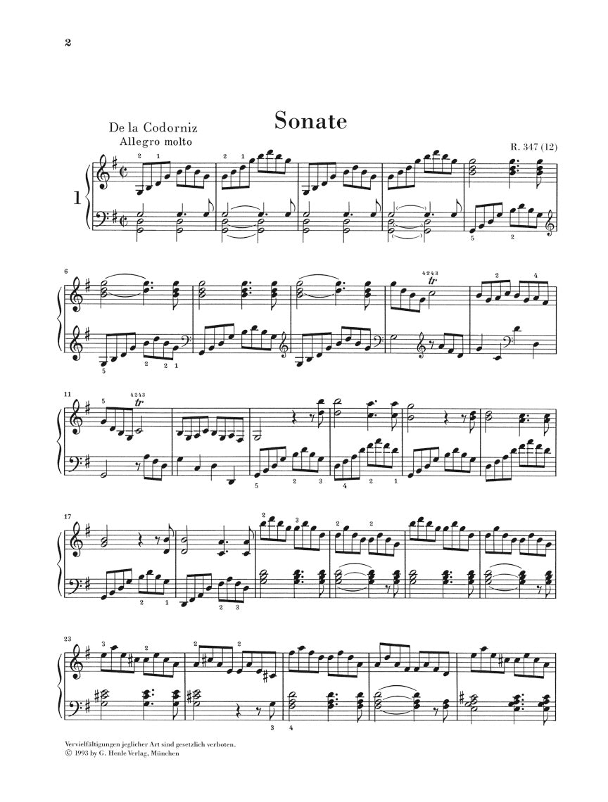 Soler: Selected Piano Sonatas