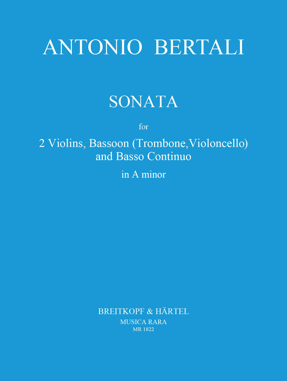 Bertali: Sonata in A Minor