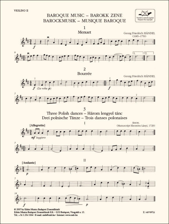 Baroque Music - Elementary Level