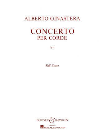 Ginastera: Concerto per Corde, Op. 33