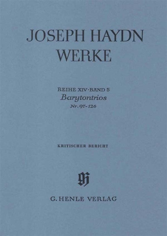 Haydn: Barytone Trios, Nos. 97-126