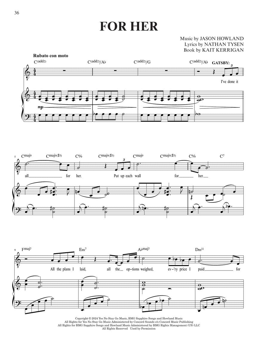 The Great Gatsby – Vocal Selections