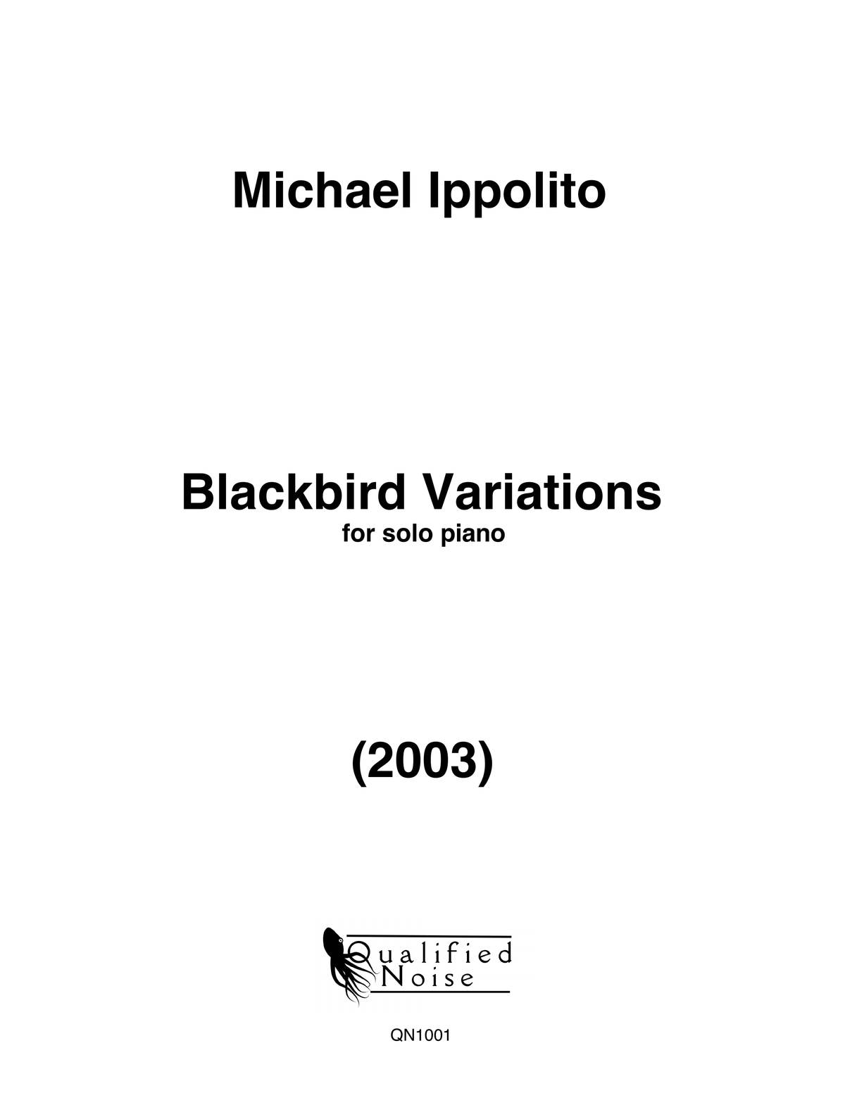 Ippolito: Blackbird Variations