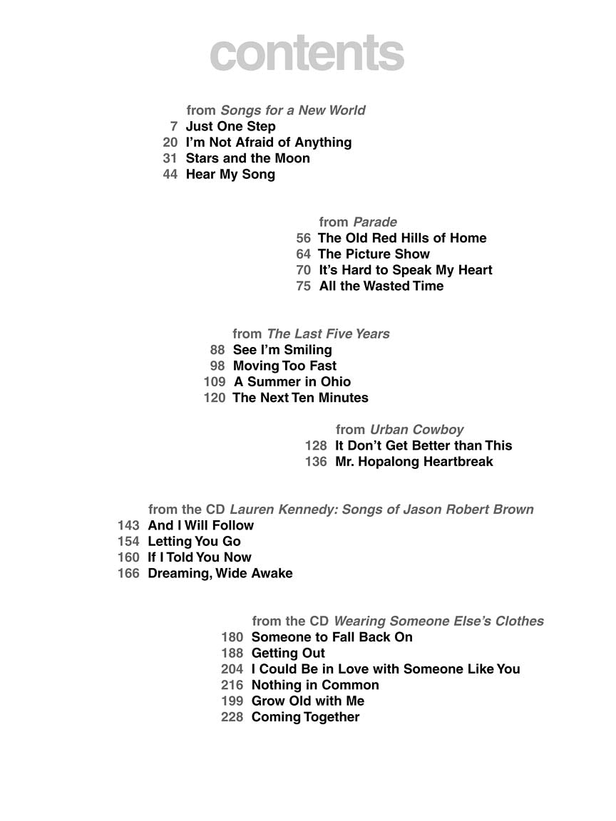 The Jason Robert Brown Collection