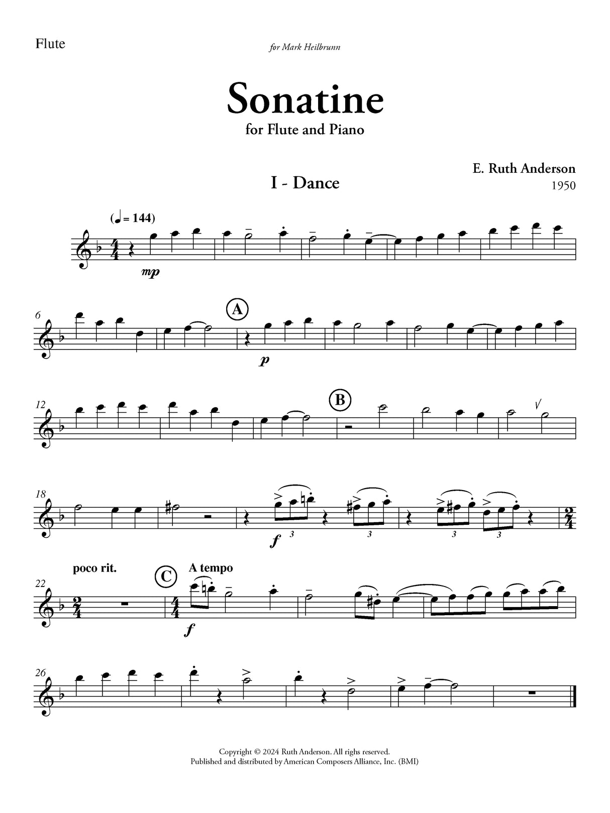 R. Anderson: Sonatine