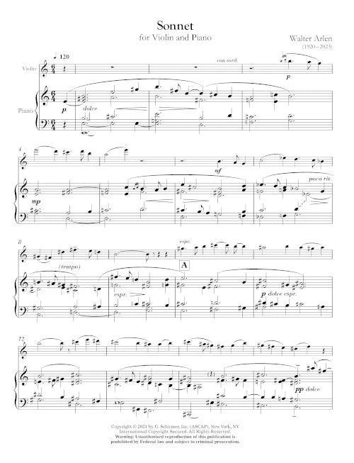 Arlen: Sonnet