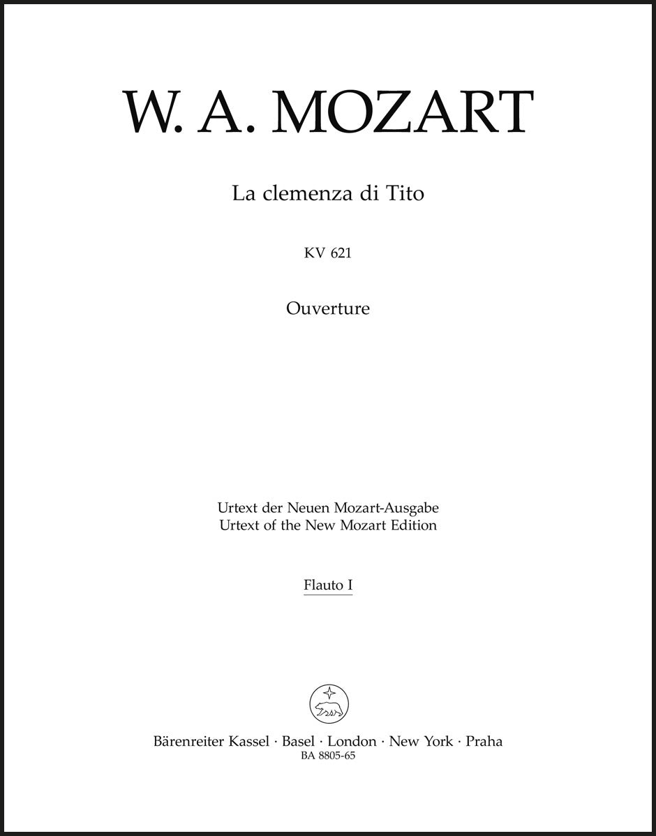 Mozart: Overture to La clemenza di Tito, K. 621