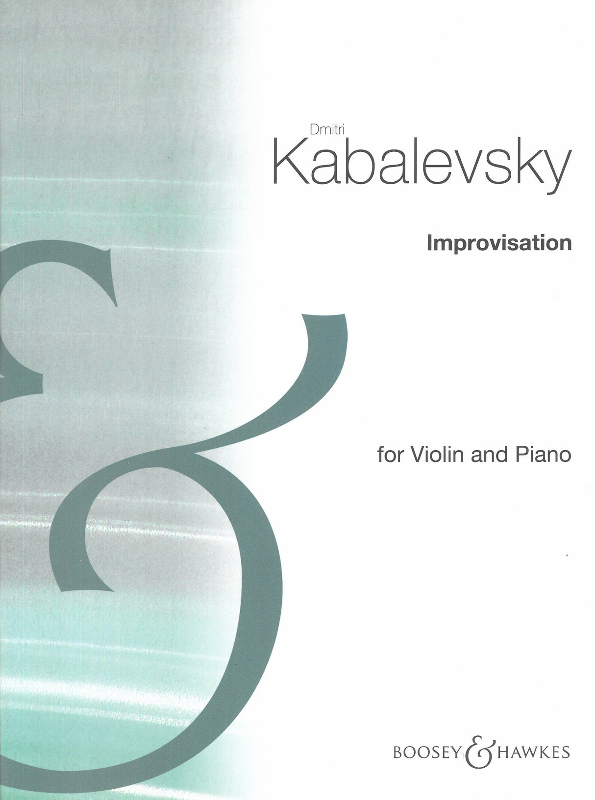 Kabalevsky: Improvisation, Op. 21