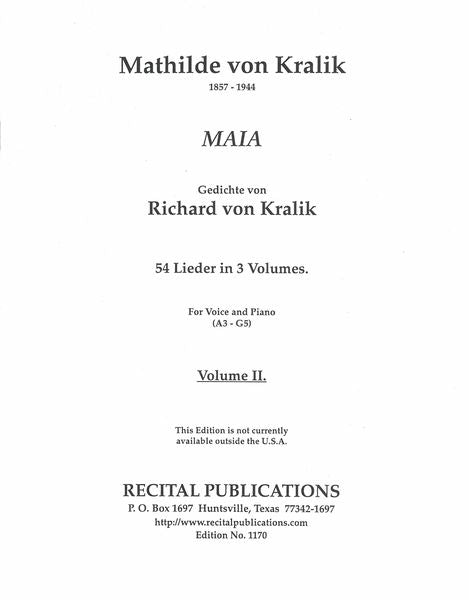 Kralik: Maia - Volume 2