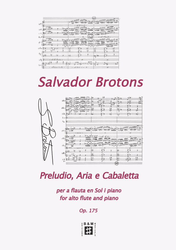 Brotons: Preludio, Aria & Cabaletta