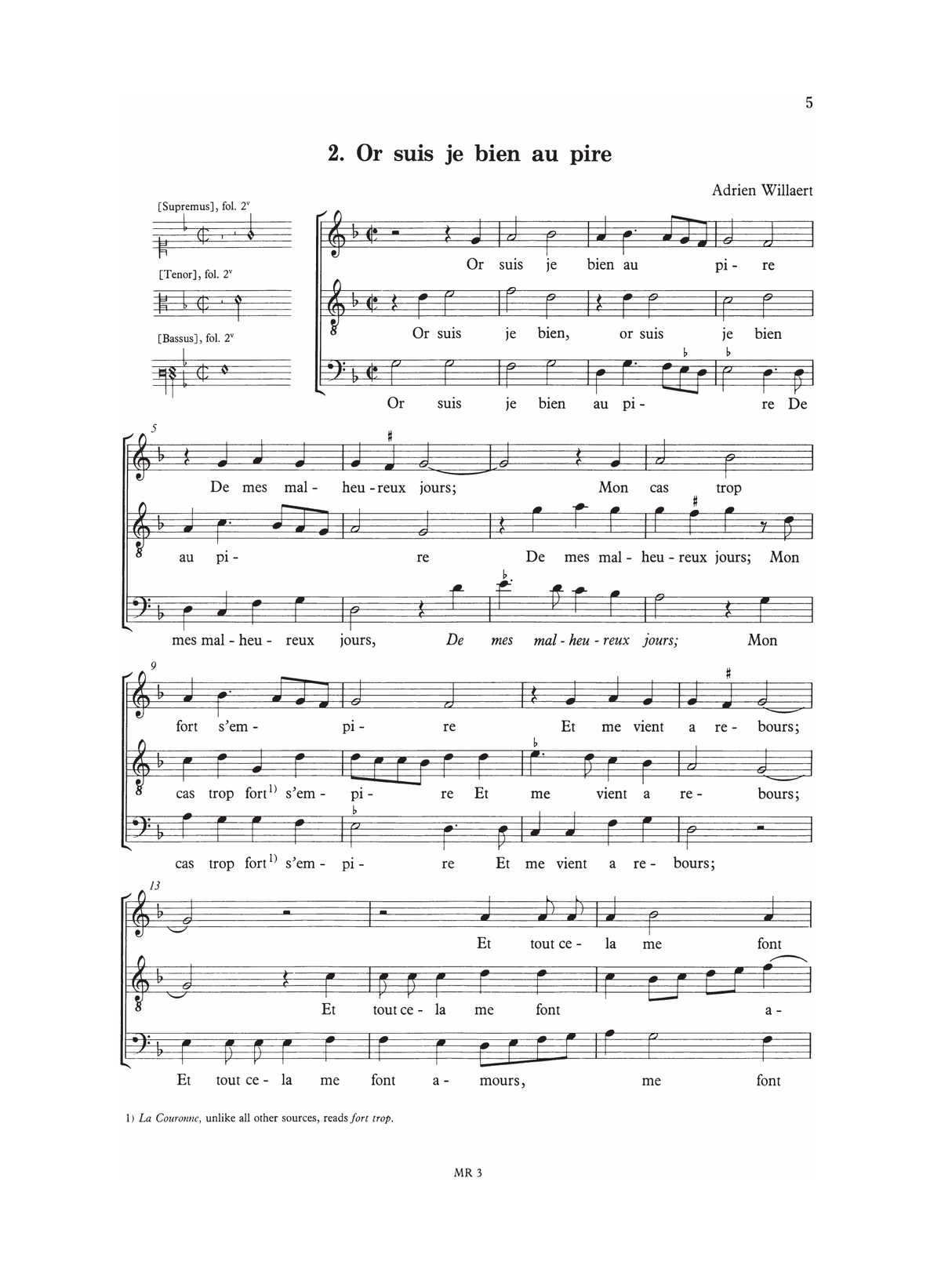 La Couronne et fleur des chansons a troys (1536)