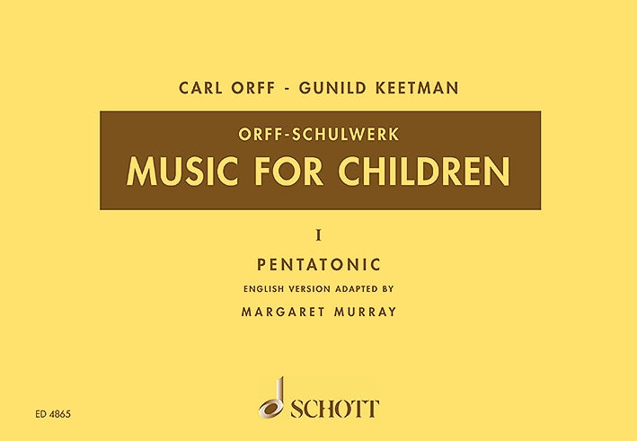 Orff-Keetman: Music for Children - Book 1 (Pentatonic)