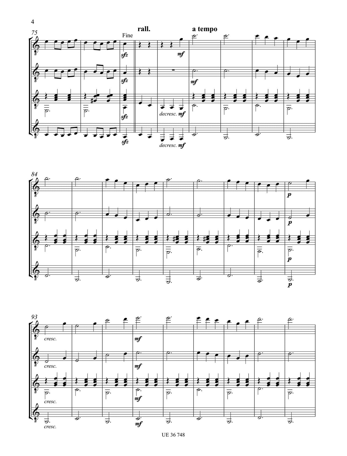 Shostakovich: Waltz No. 2 from Suite for Variety Orchestra (arr. for 4 guitars)