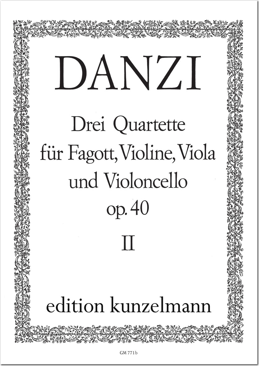 Danzi: Bassoon Quartet in D Minor, Op. 40, No. 2