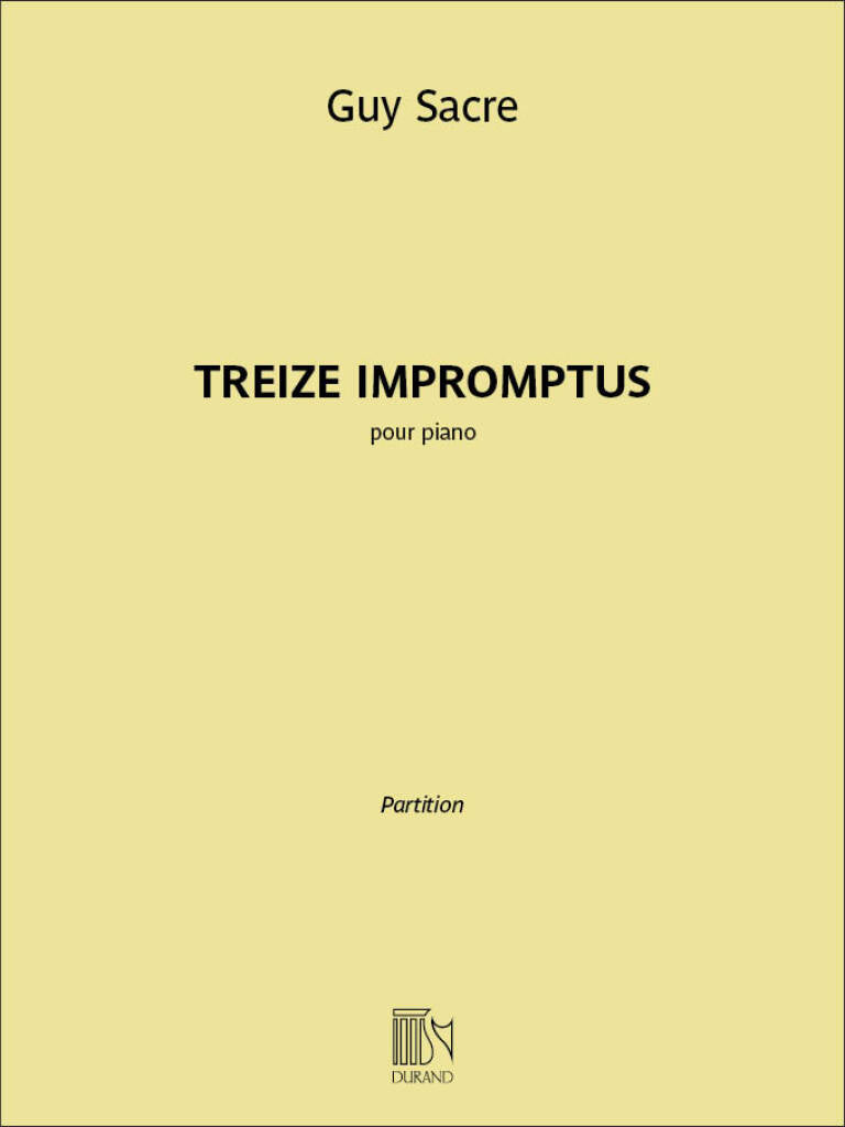 Sacre: 13 Impromptus