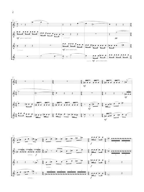Tower: Fanfare for the Uncommon Woman No. 5 (Version for 4 Flutes)