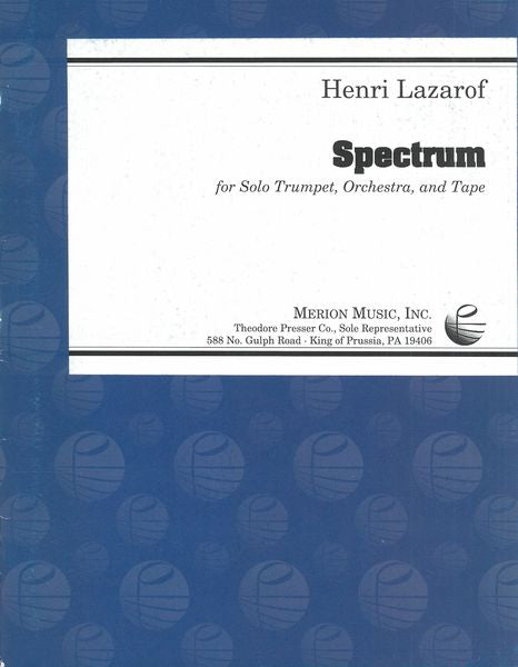 Lazarof: Spectrum