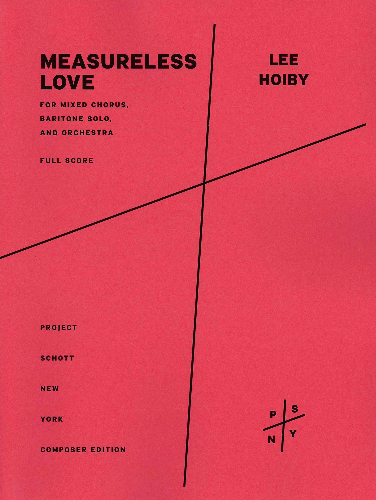 Hoiby: Measureless Love