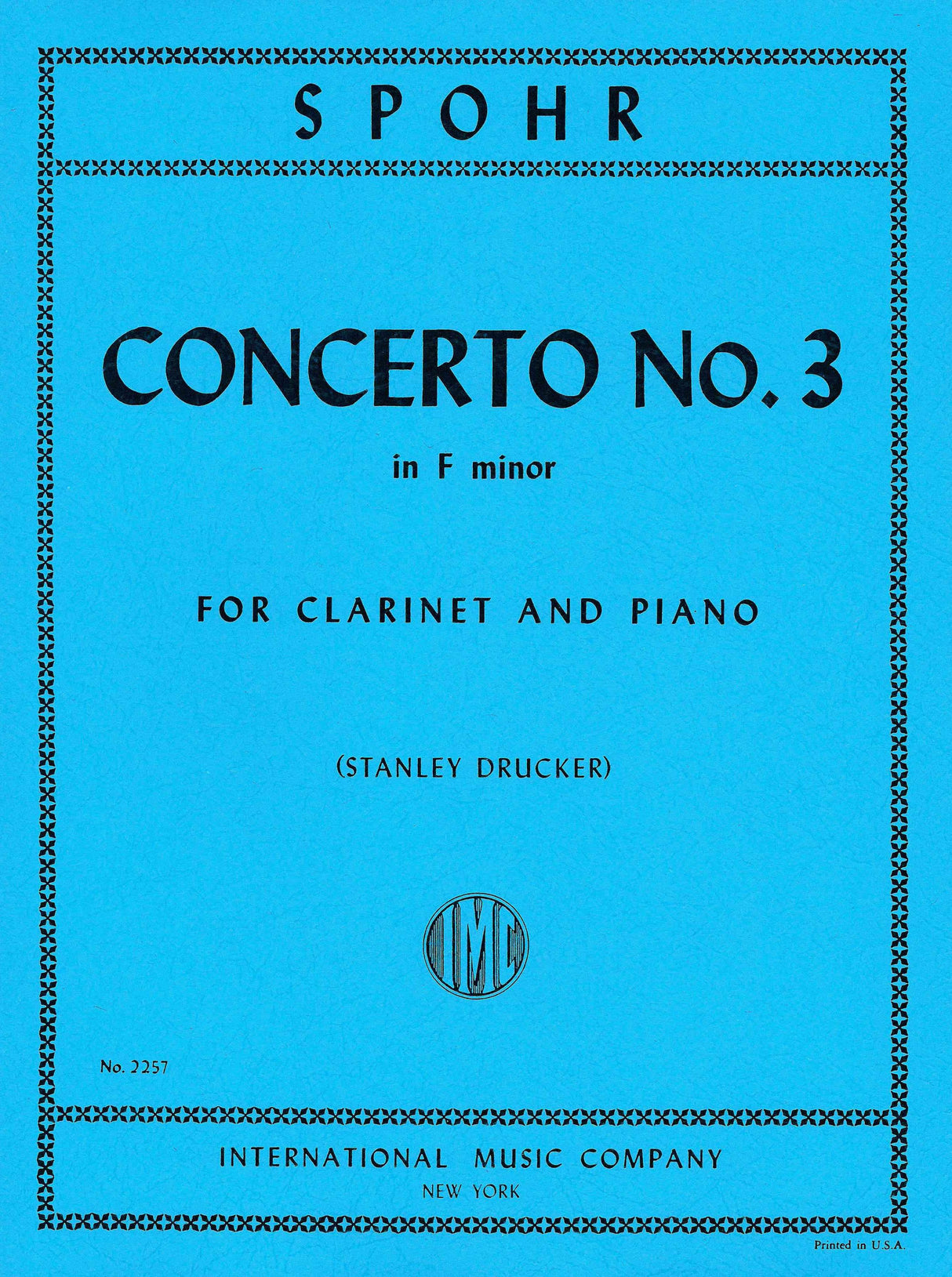 Spohr: Clarinet Concerto No. 3 in F Minor