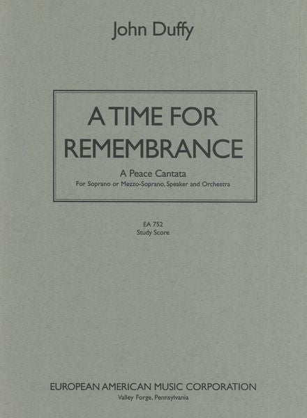 Duffy: A Time for Remembrance