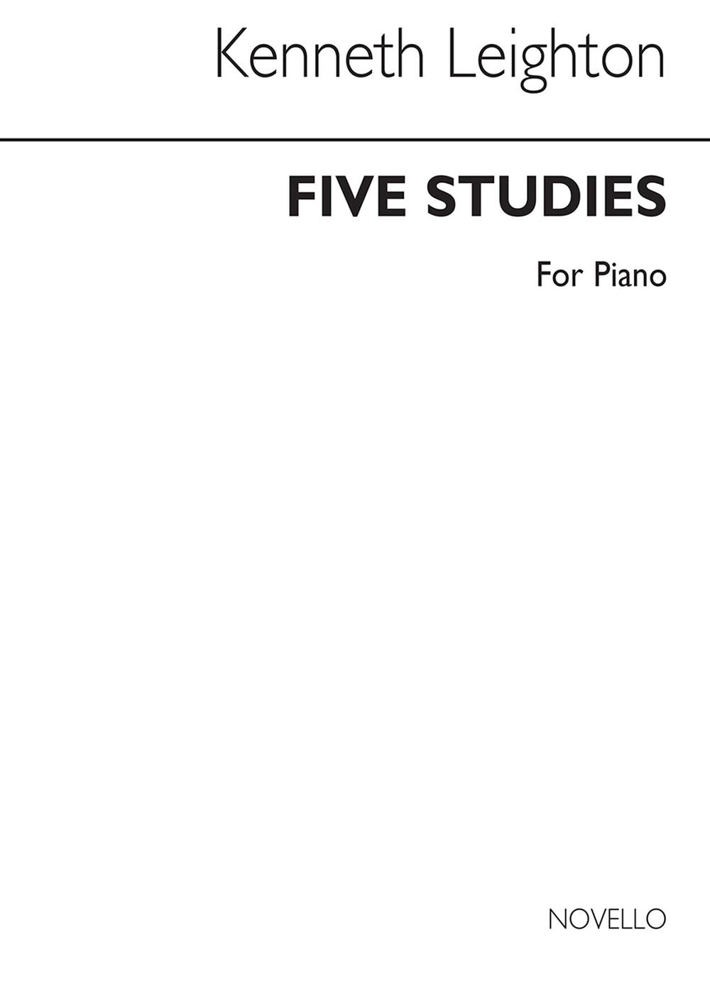 Leighton: Five Studies for Piano