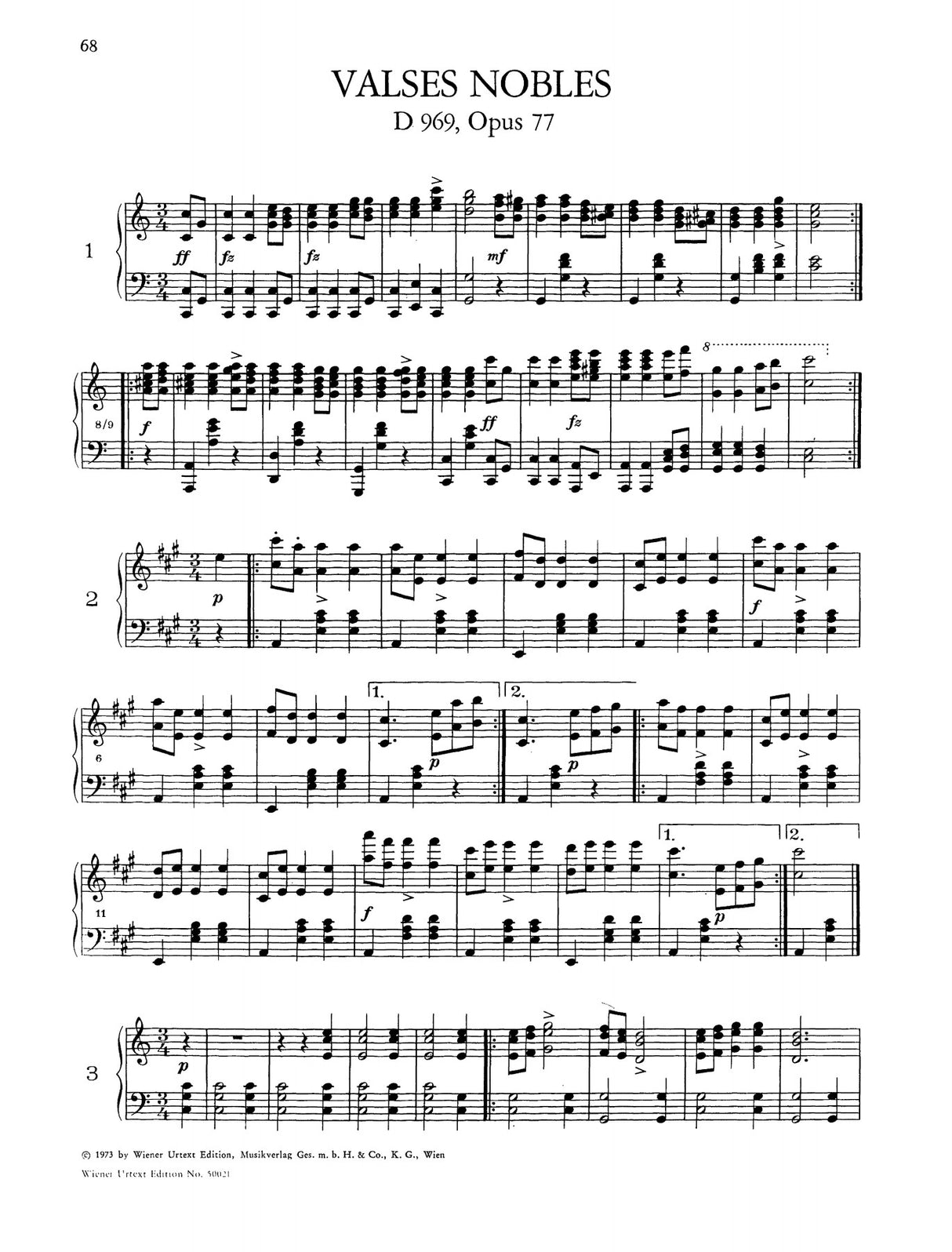 Schubert: Complete Dances - Volume 1